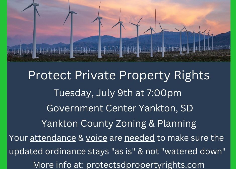 Yankton County Planning & Zoning Meeting Tues. July 9, 2024